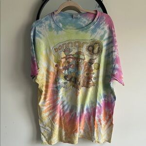 Bonnaroo Unisex Tie-Dye Graphic T-Shirt